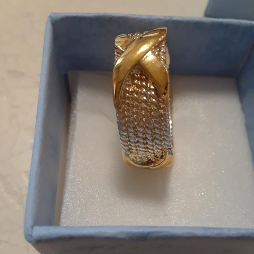 Neutral 925 Sterling Solid Silver Separation X - image 1